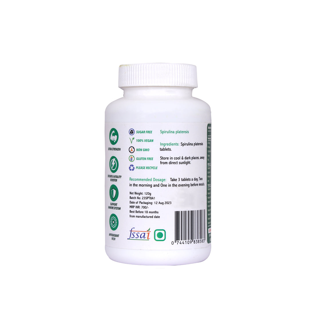 Spiruline comprimé/120 comprimé/1000 mg/120g